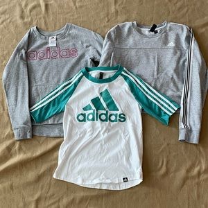 Adidas Sweatshirts and T Shirt